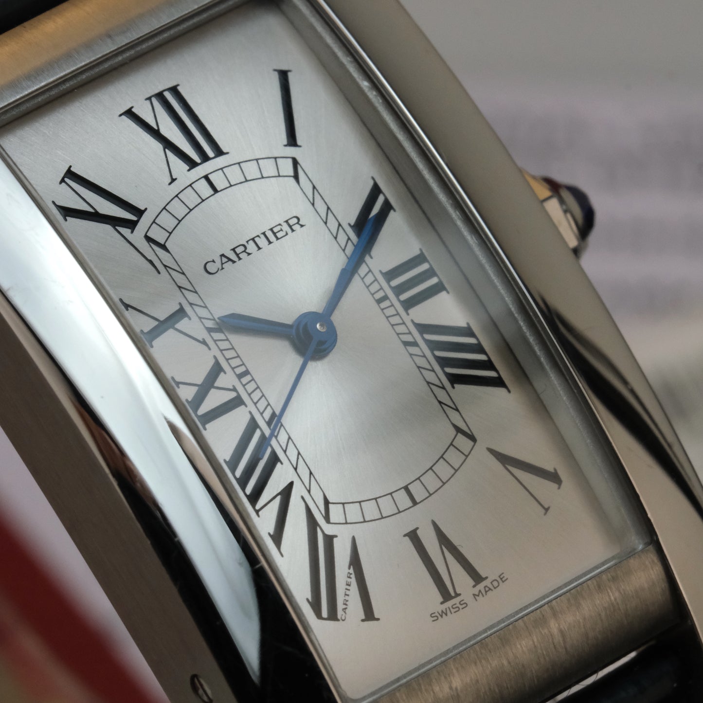 2023 Cartier Tank Américaine Medium Steel WSTA0044 | Full Set