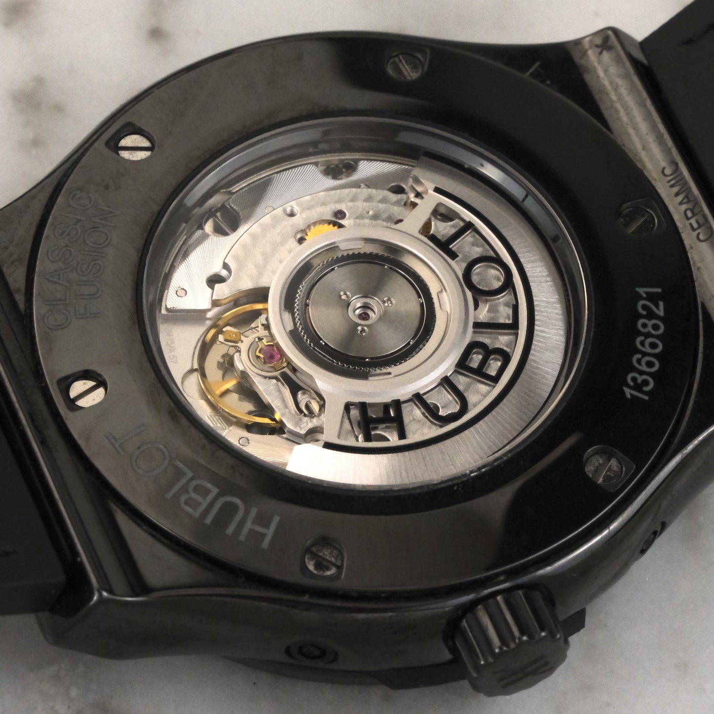 2023 Hublot Classic Fusion Aerofusion Moonphase Ceramic | 517.CX.0170.LR | with box and accessories