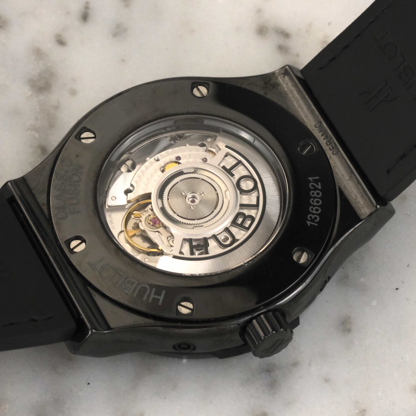 2023 Hublot Classic Fusion Aerofusion Moonphase Ceramic | 517.CX.0170.LR | with box and accessories