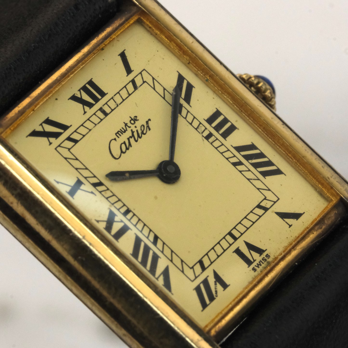 Vintage Cartier Tank Must, Lemon Creme Dial