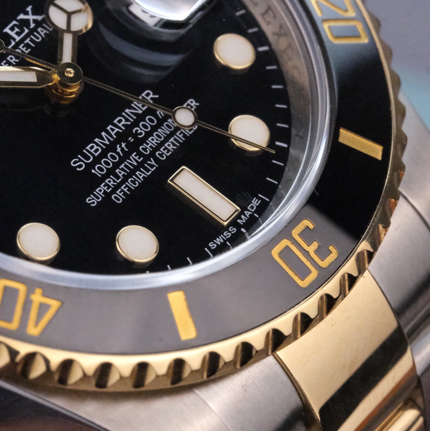 2013 Rolex Two Tone Submariner 116613LN with card