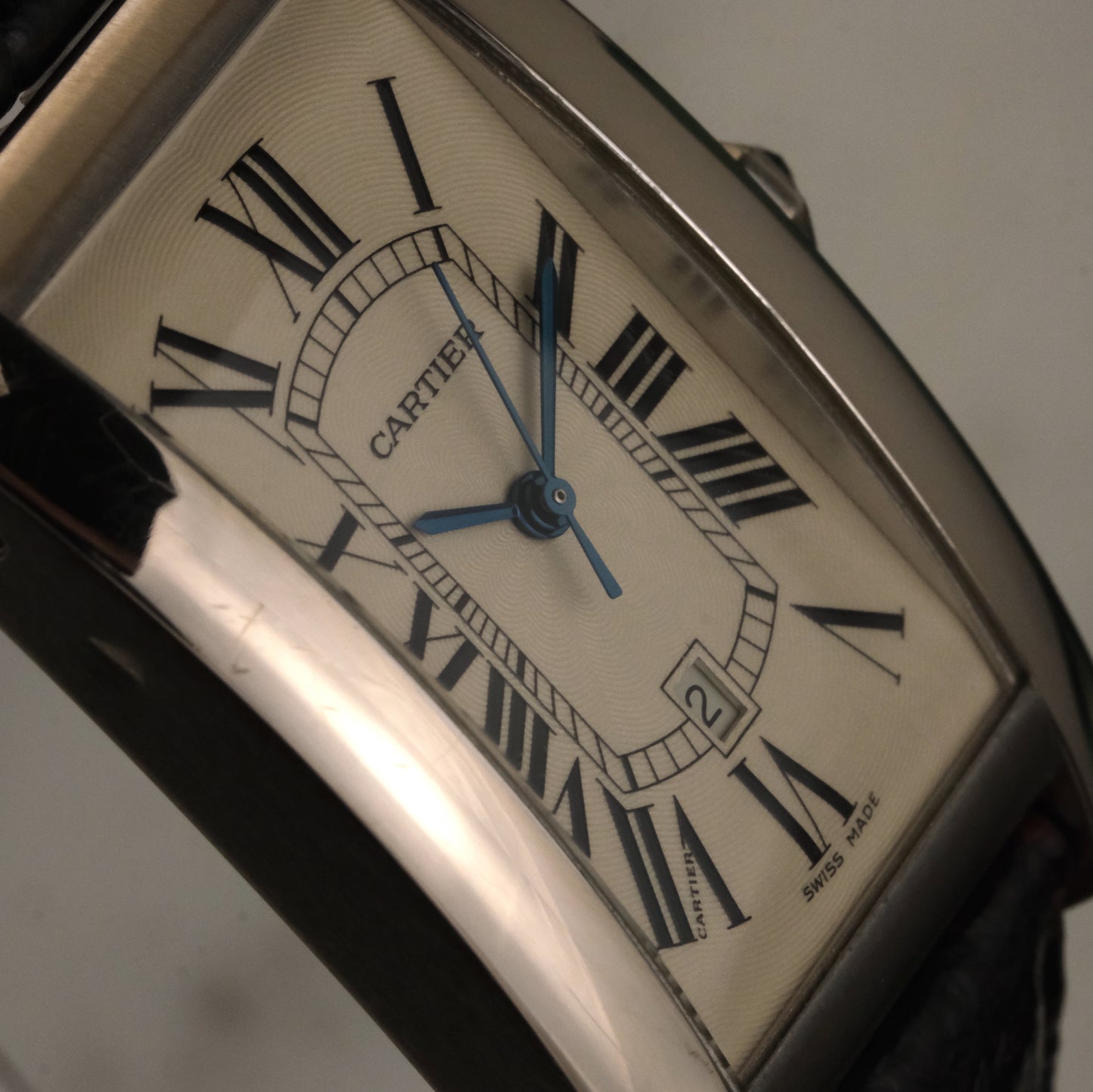 2010 Cartier Tank Américaine XL White Gold | W2603256 | Full Set