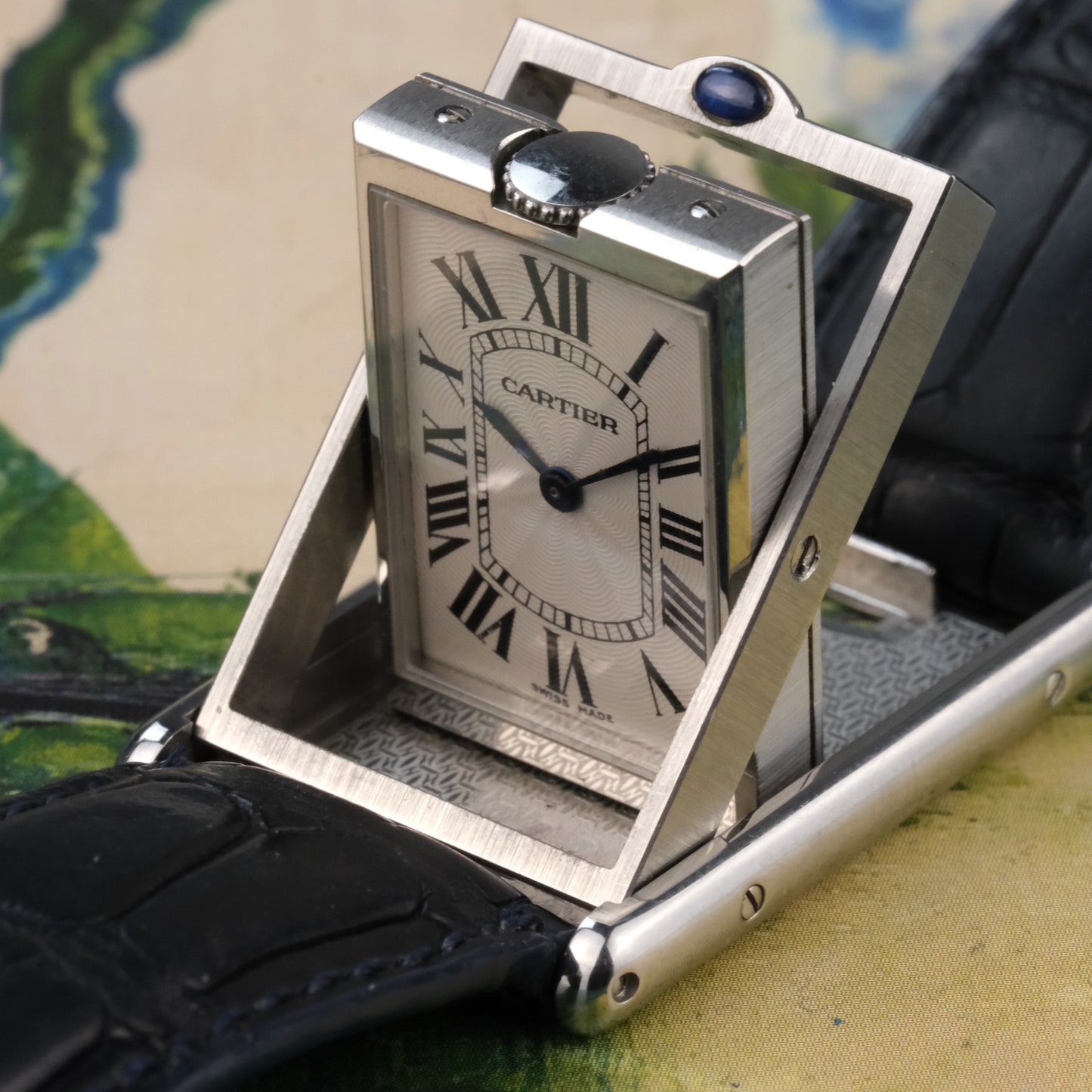 Cartier Tank Basculante 2390, Special "2001" Limited Edition