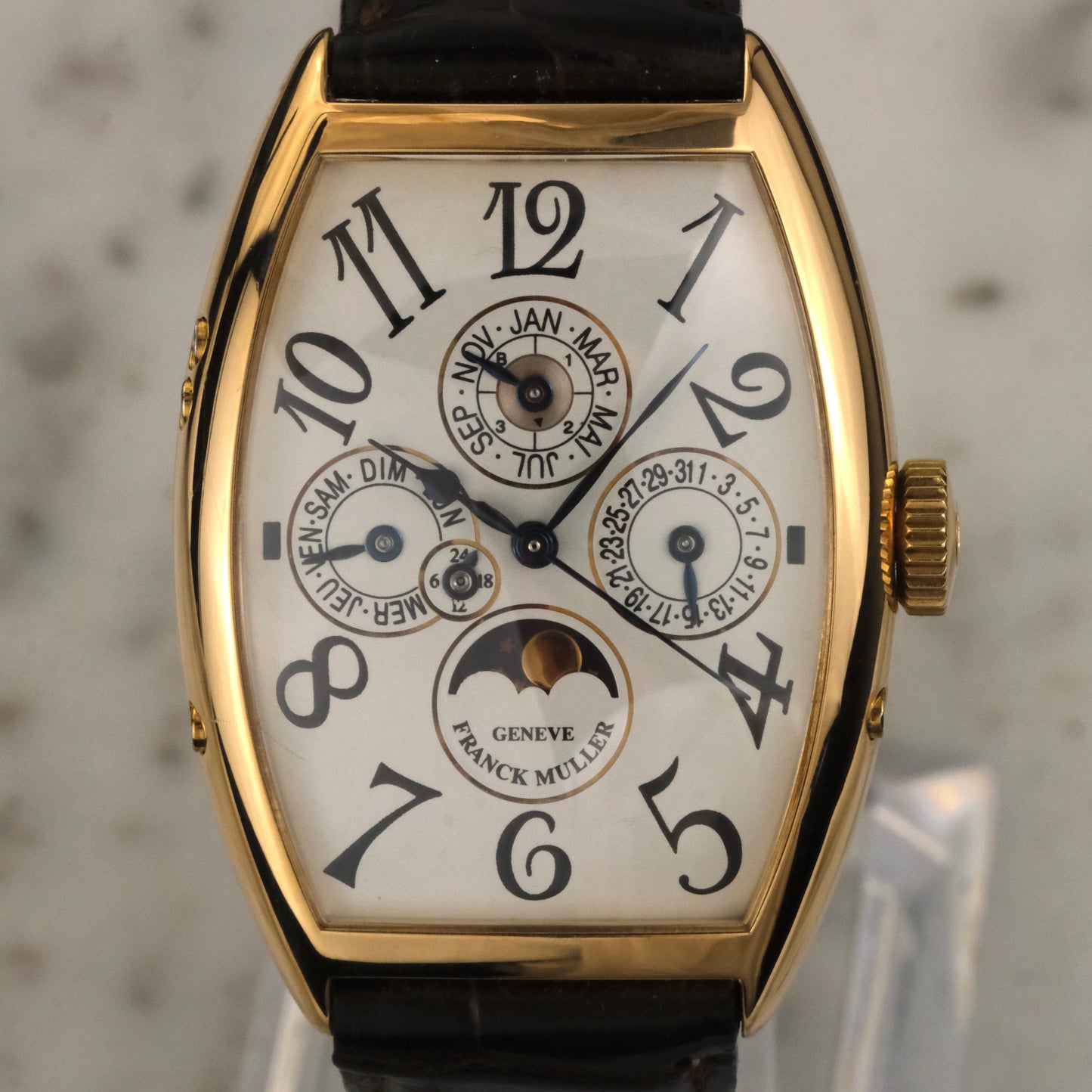 Franck Muller 5850 Quantième Perpétuel in Yellow Gold | 5850QP | Box & Papers