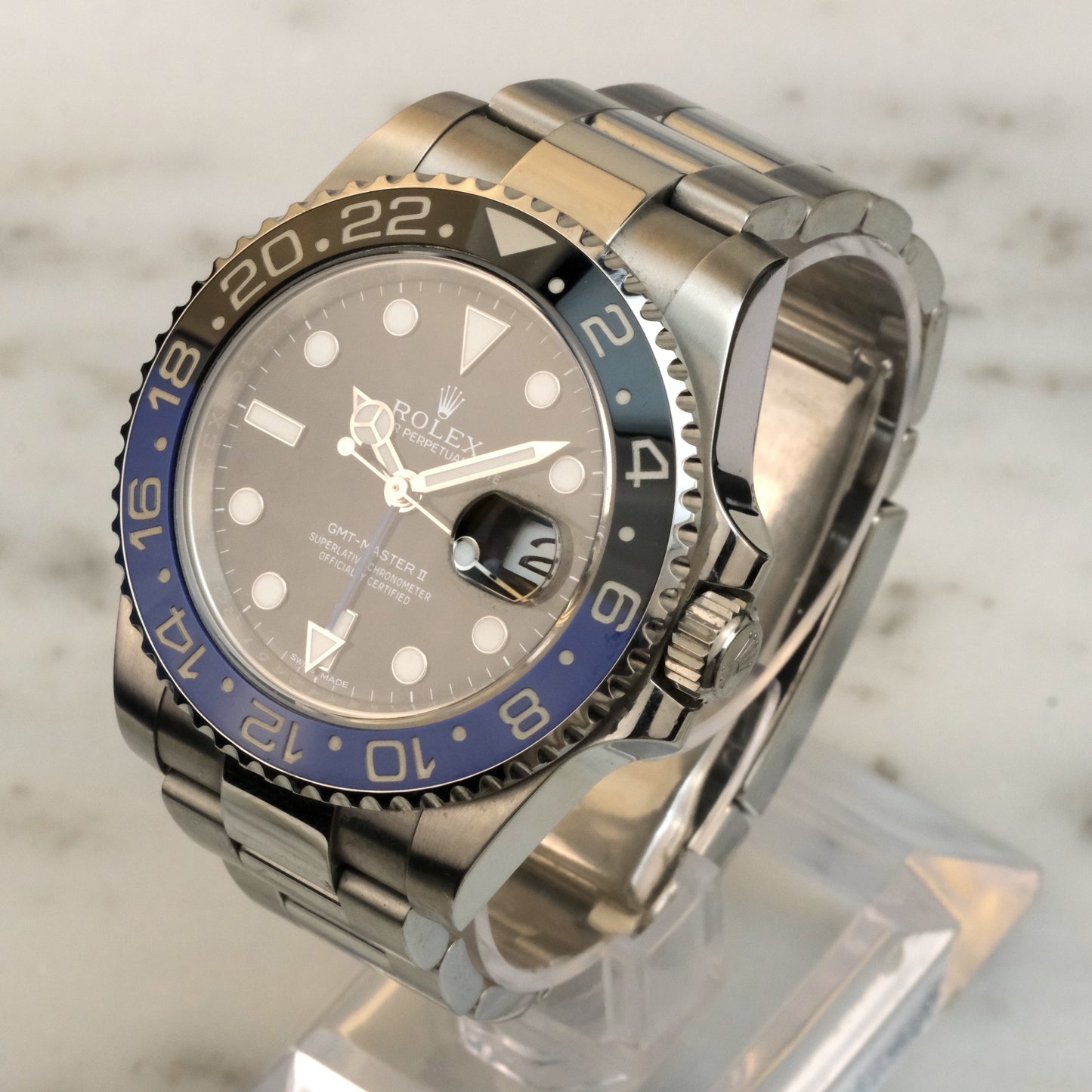 2015 Rolex GMT Master II "Batman" 116710BLNR