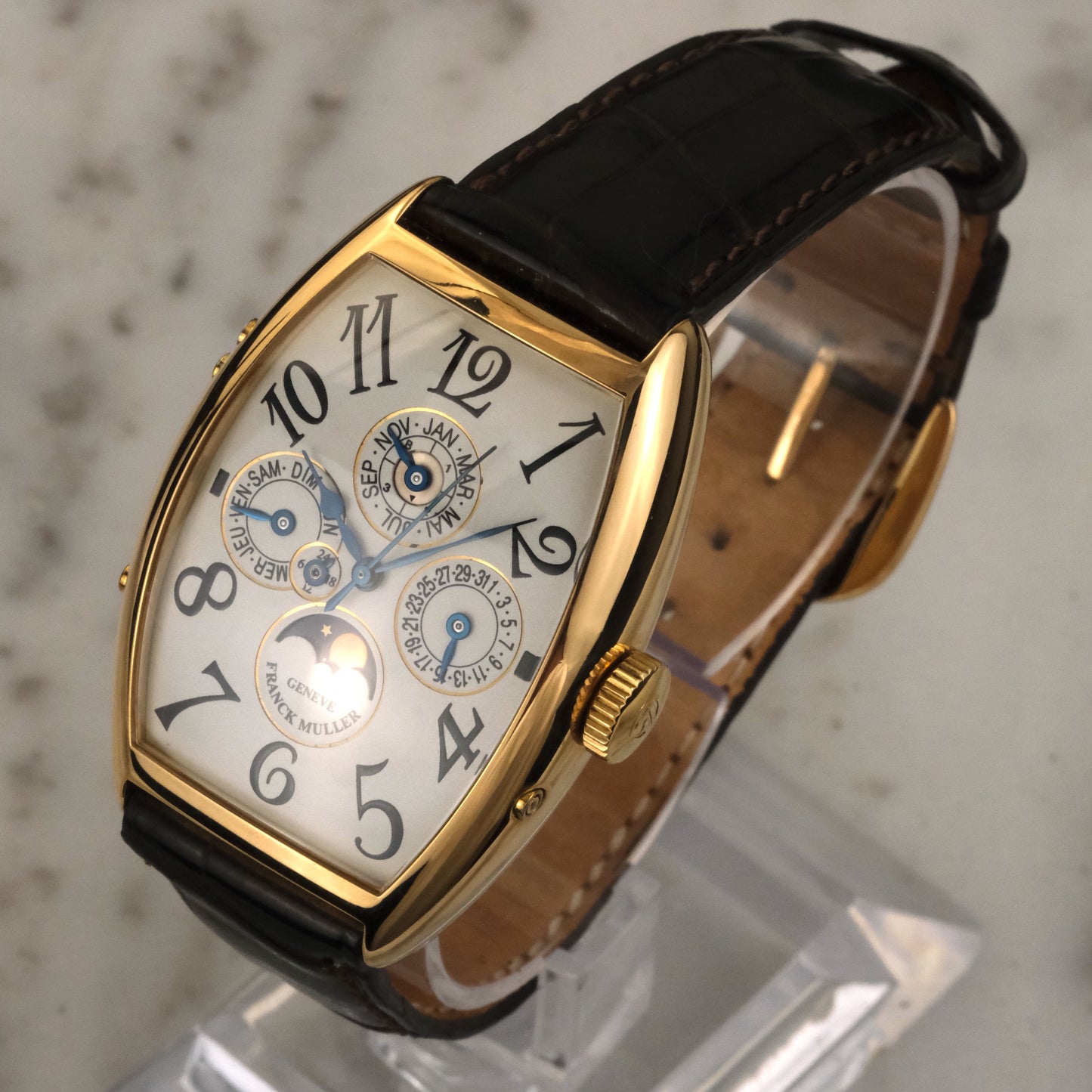 Franck Muller 5850 Quantième Perpétuel in Yellow Gold | 5850QP | Box & Papers