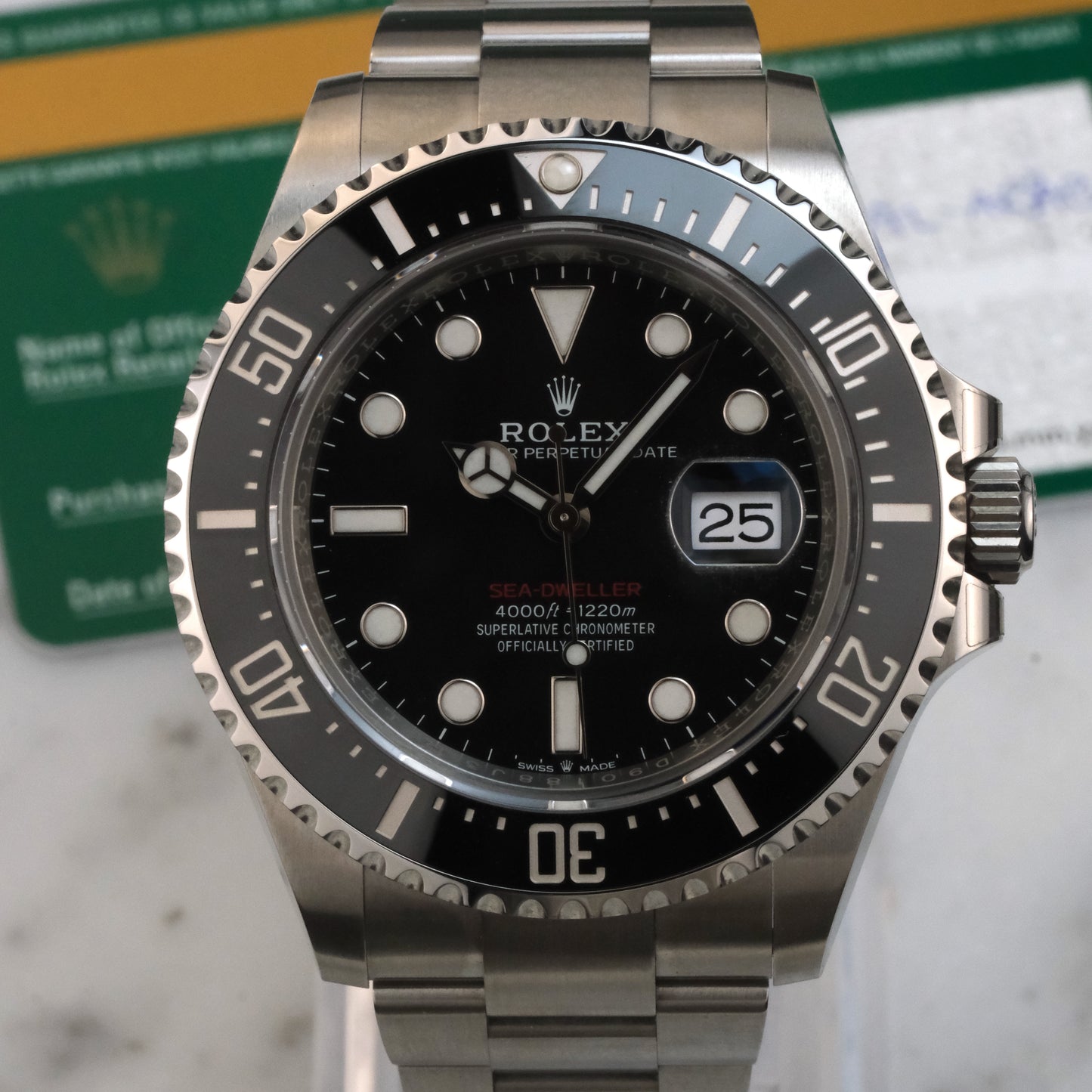 2020 Rolex Sea-Dweller 126600 with card