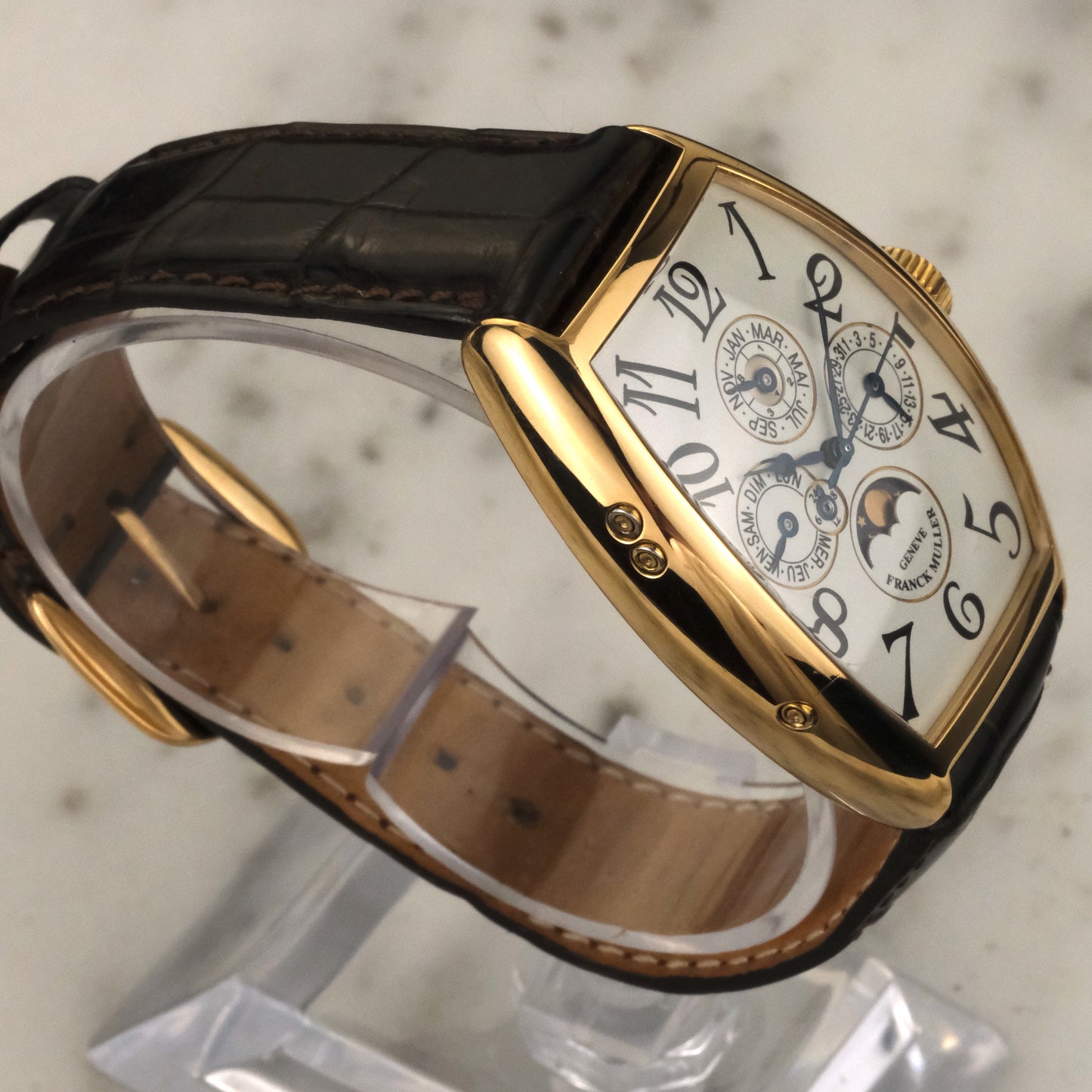 Franck Muller 5850 Quantième Perpétuel in Yellow Gold | 5850QP | Box & Papers