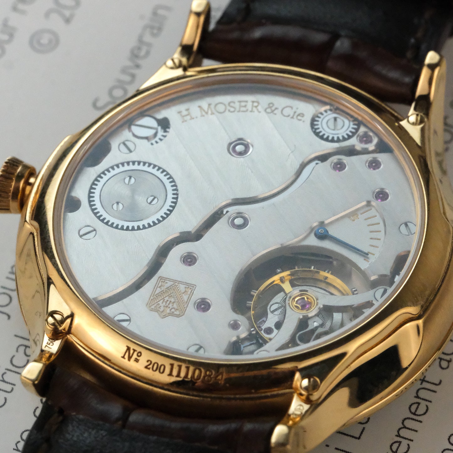 H. Moser & Cie Venturer Small Seconds Rose Gold Ardoise, 2327-0402, Full set