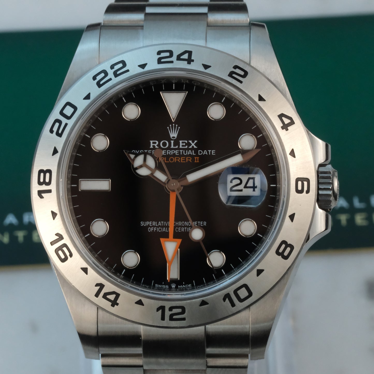 2022 Rolex Explorer II Black Dial | 226570 | Card