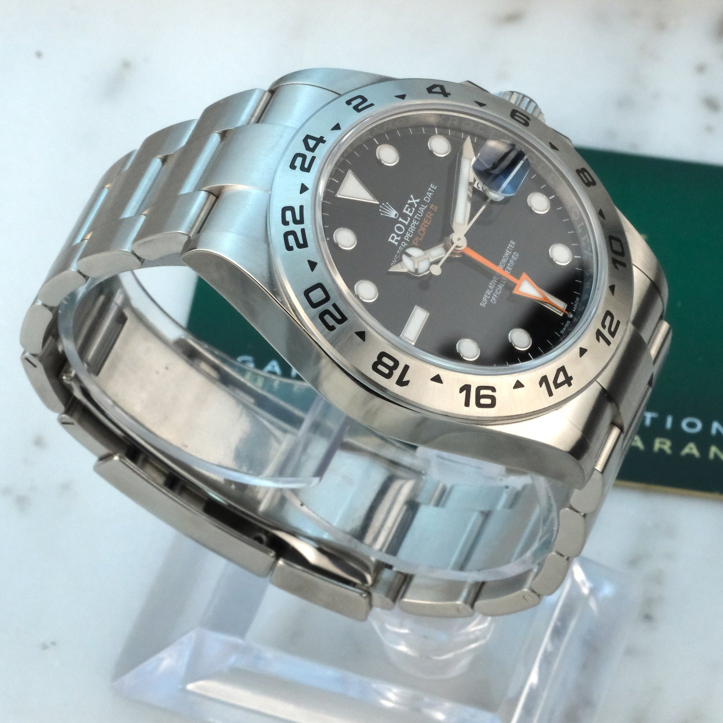 2022 Rolex Explorer II Black Dial | 226570 | Card