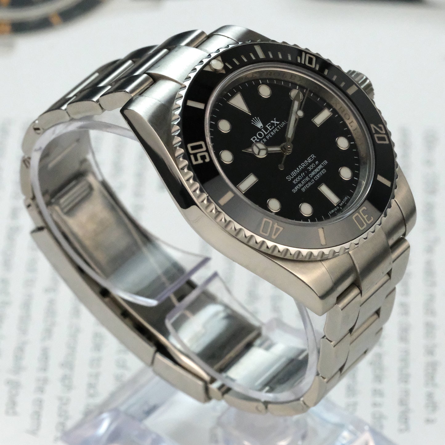 Rolex 114060 Submariner, aftermarket bracelet