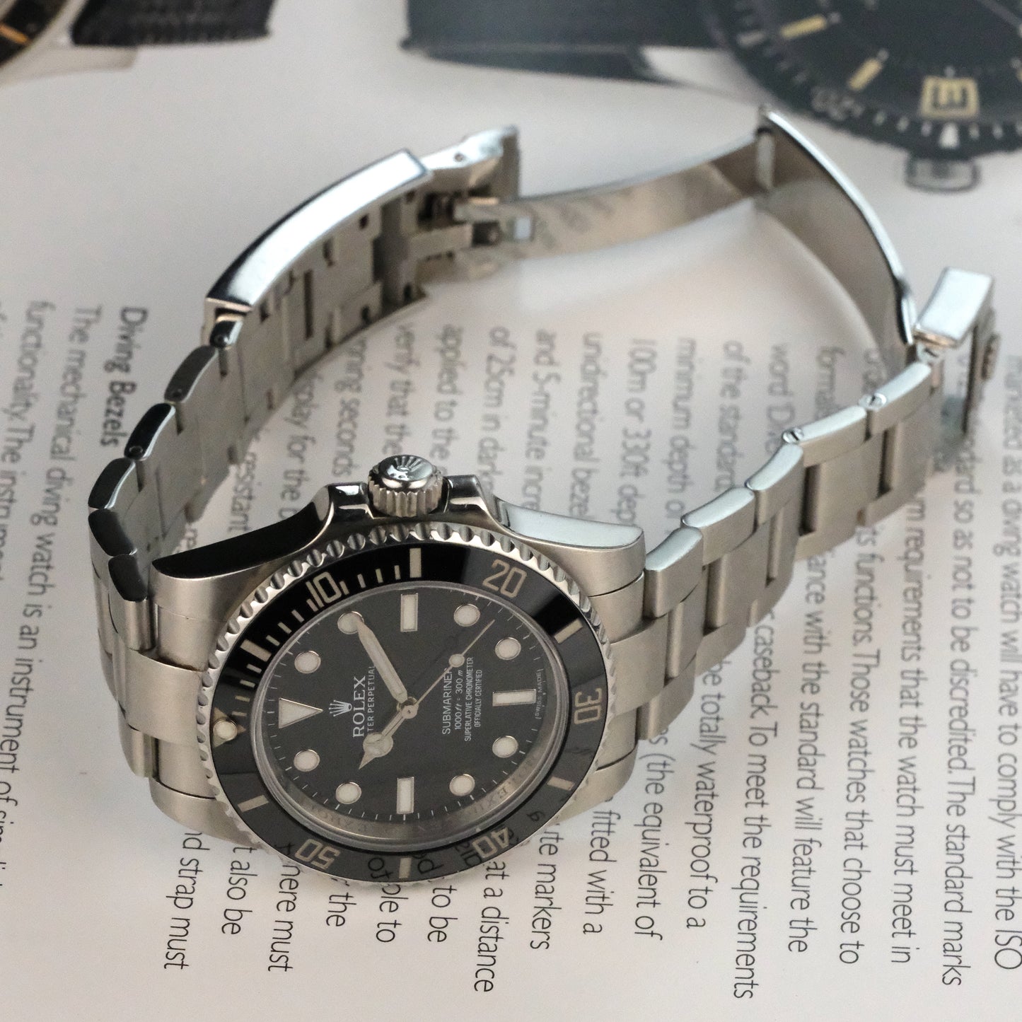 Rolex 114060 Submariner, aftermarket bracelet