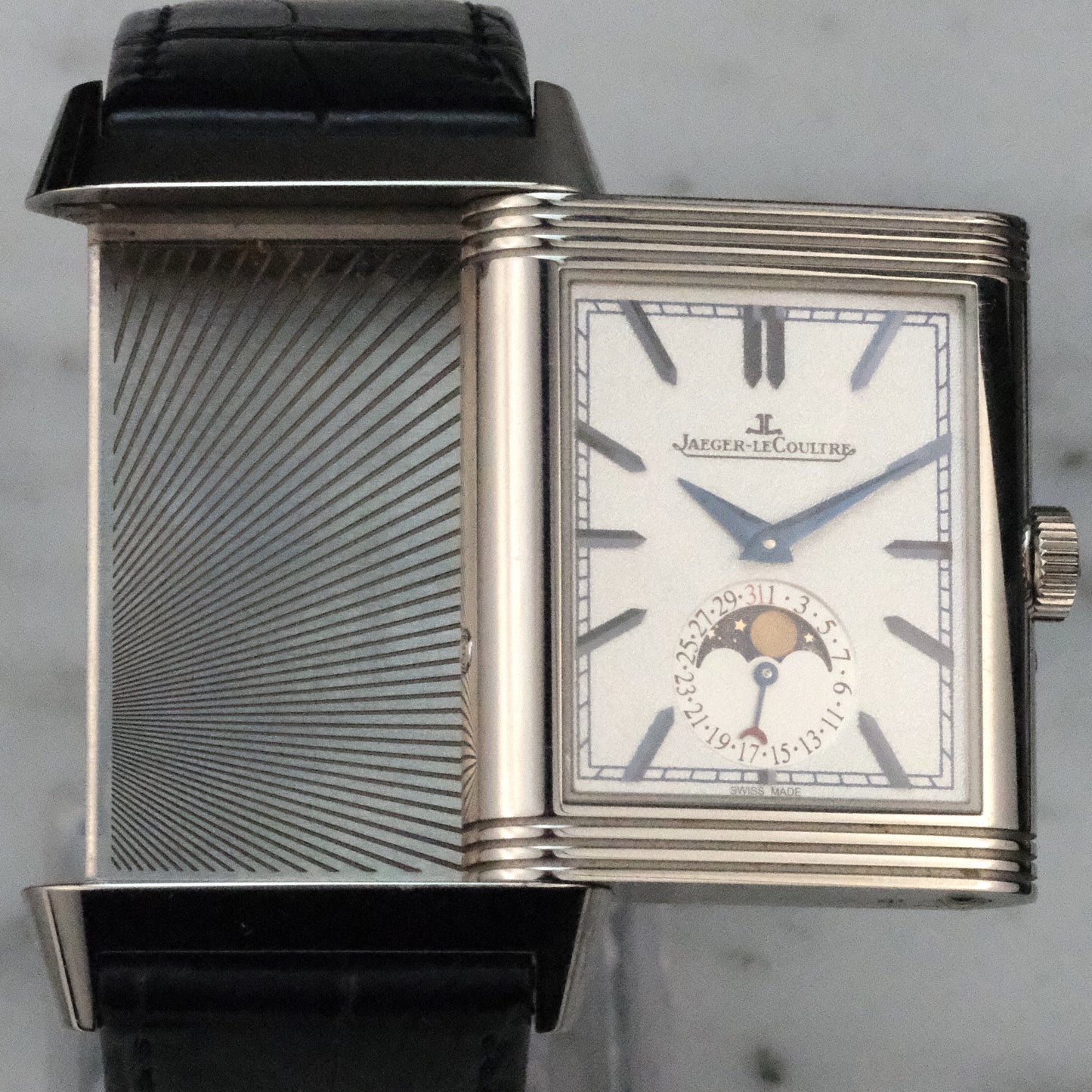 2021 Jaeger-LeCoultre Reverso Moon Tribute Duo Q3948420 with card and manual