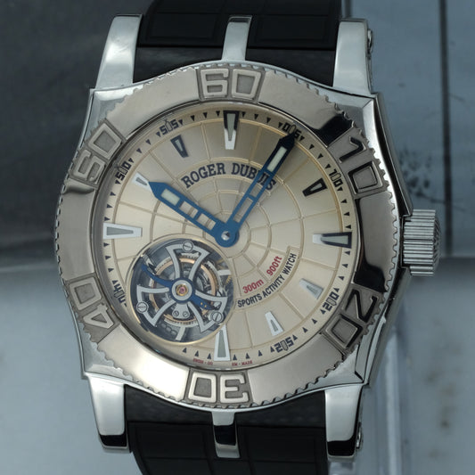 2005 Roger Dubuis Easy Diver Tourbillon | SE48 02 9 | Box, Papers, Service Papers