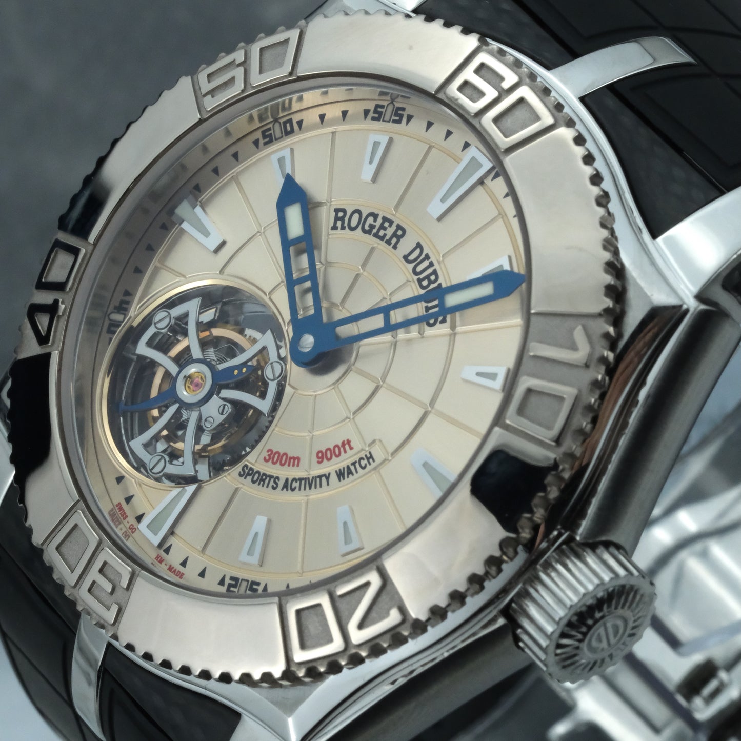 2005 Roger Dubuis Easy Diver Tourbillon | SE48 02 9 | Box, Papers, Service Papers