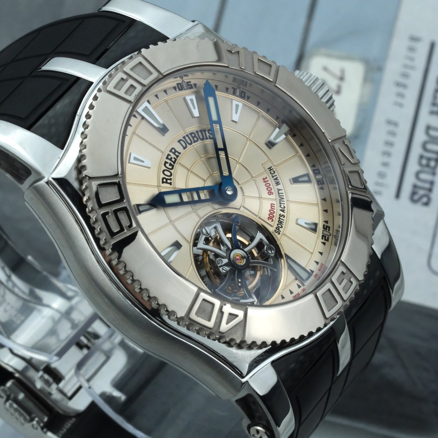 2005 Roger Dubuis Easy Diver Tourbillon | SE48 02 9 | Box, Papers, Service Papers