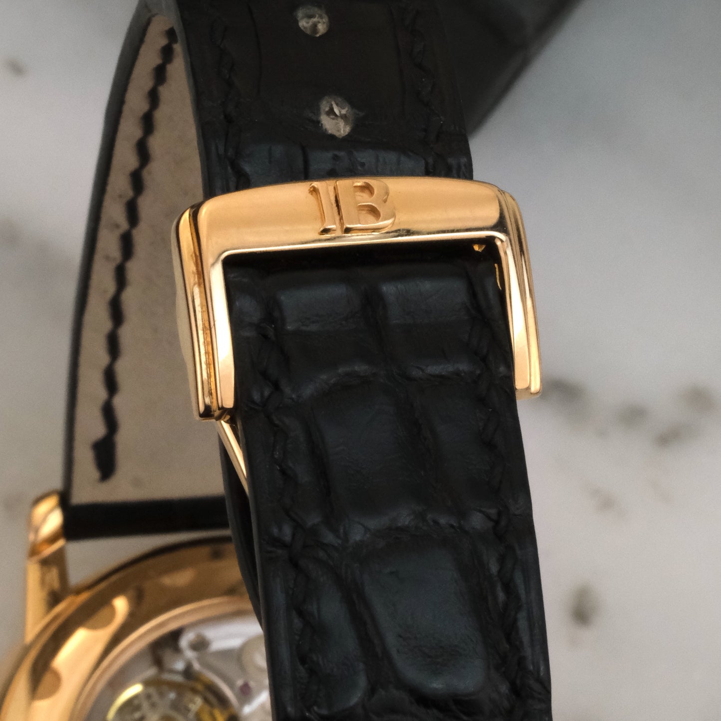 Blancpain Leman Dual Time Rose Gold 2160-3630-53B | Extra strap and manual