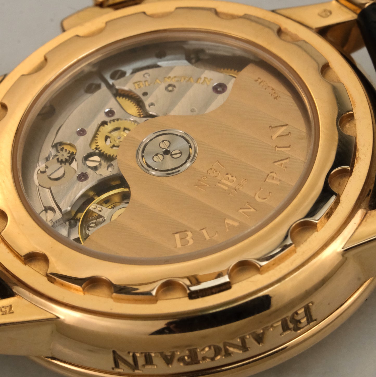 Blancpain Leman Dual Time Rose Gold 2160-3630-53B | Extra strap and manual