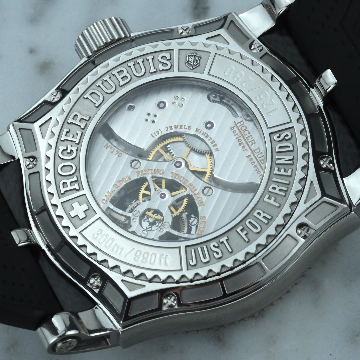 2005 Roger Dubuis Easy Diver Tourbillon | SE48 02 9 | Box, Papers, Service Papers