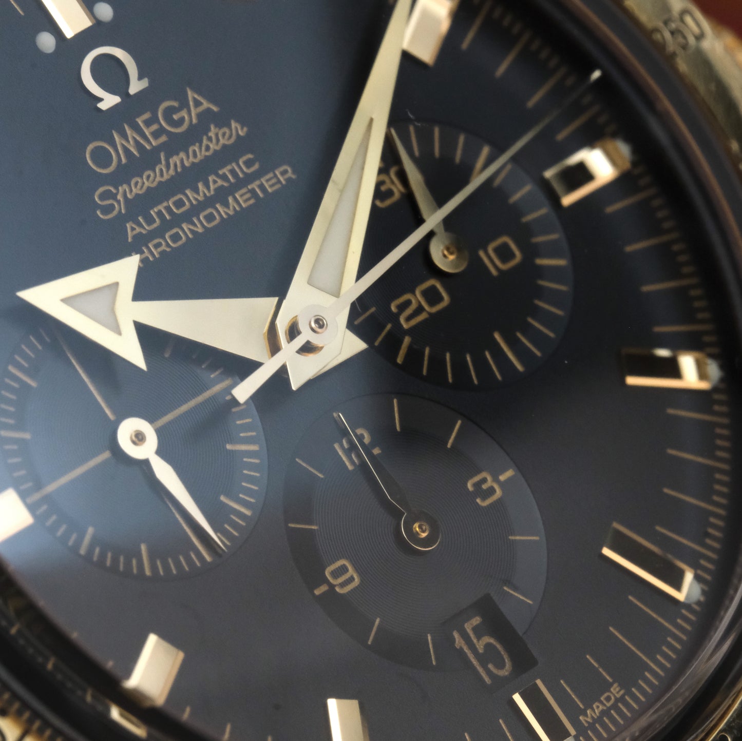 Omega Speedmaster Broad Arrow Rose Gold | 3653.80.33 | Box and manual