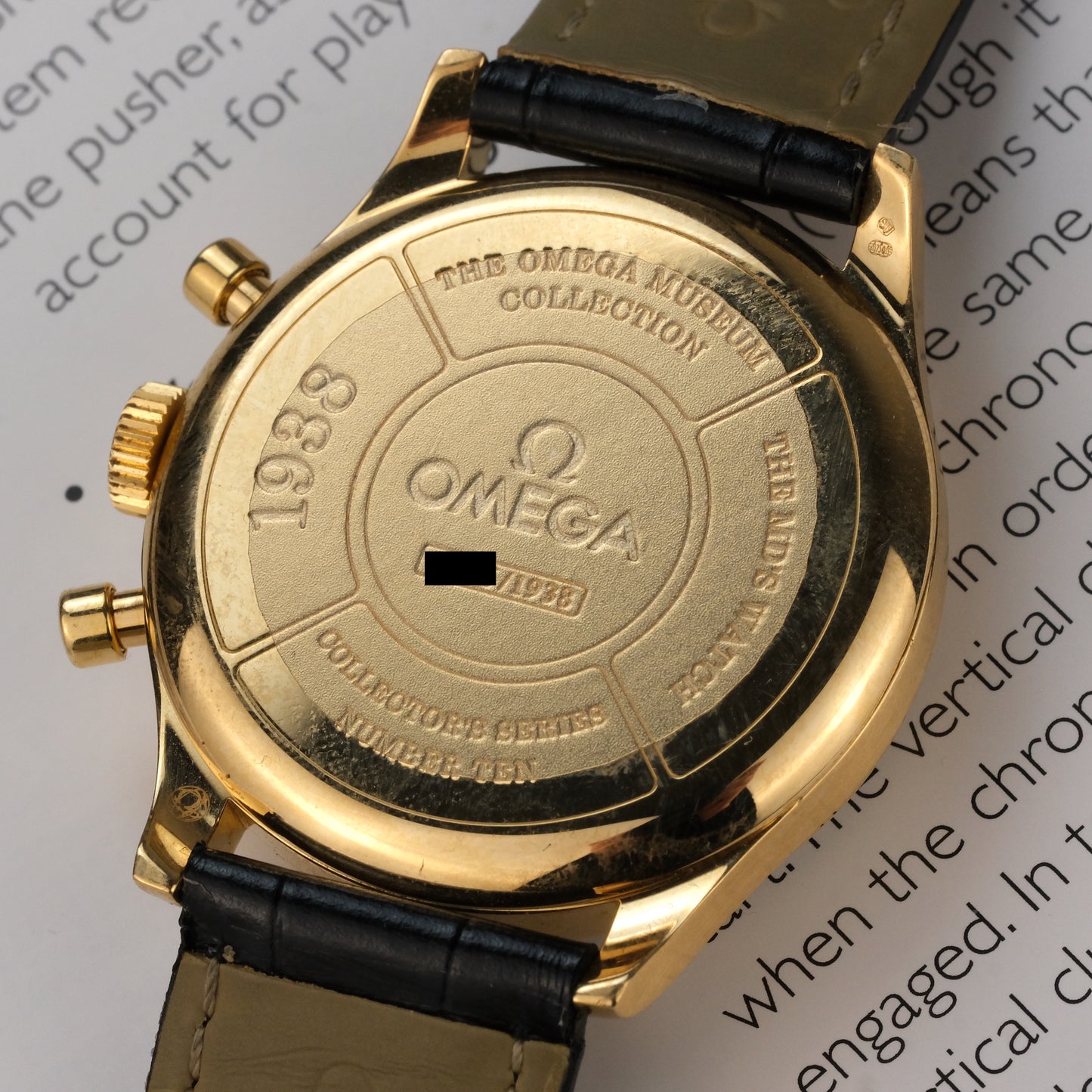 Omega MD's Watch, Limited Edition 1938 Museum Collection