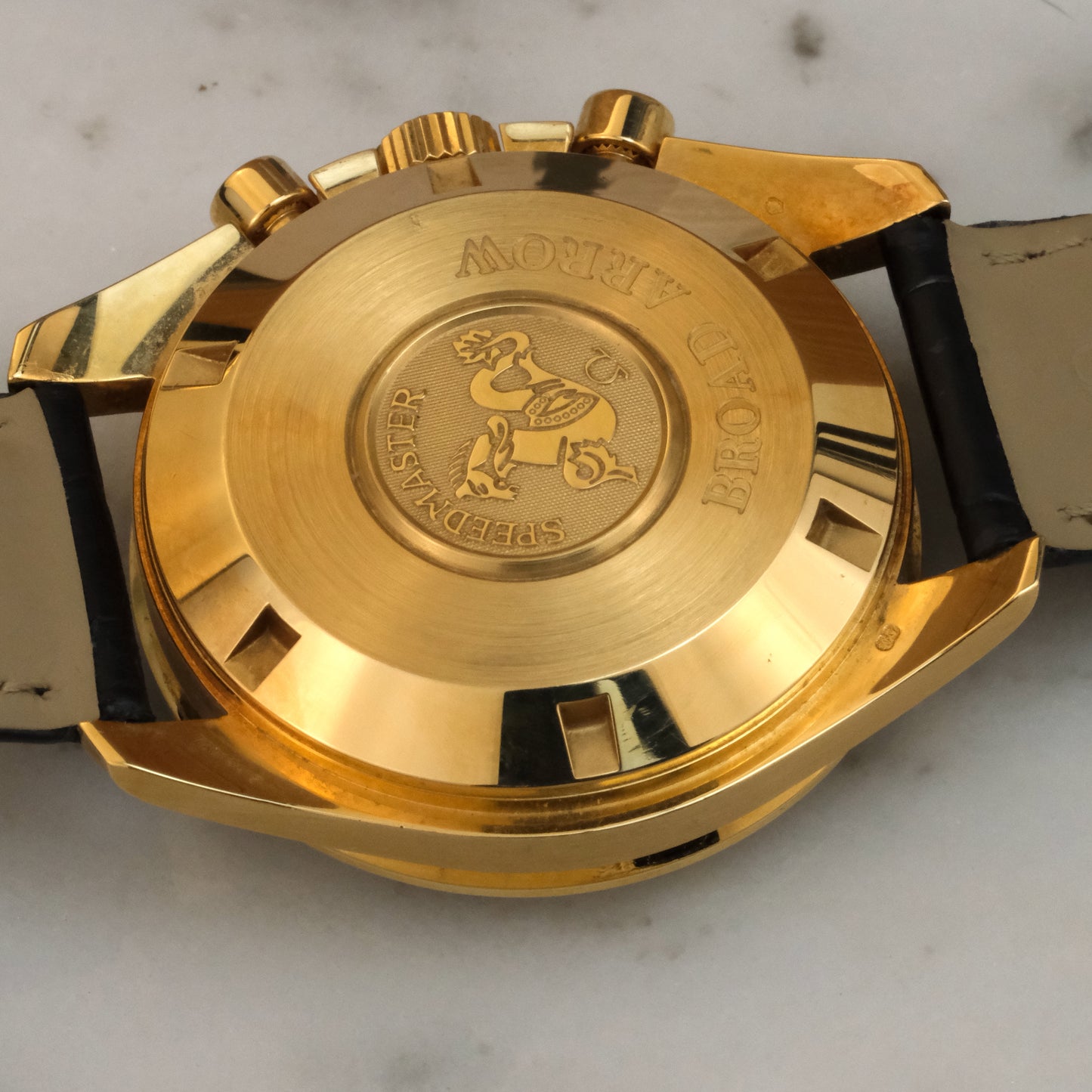 Omega Speedmaster Broad Arrow Rose Gold | 3653.80.33 | Box and manual