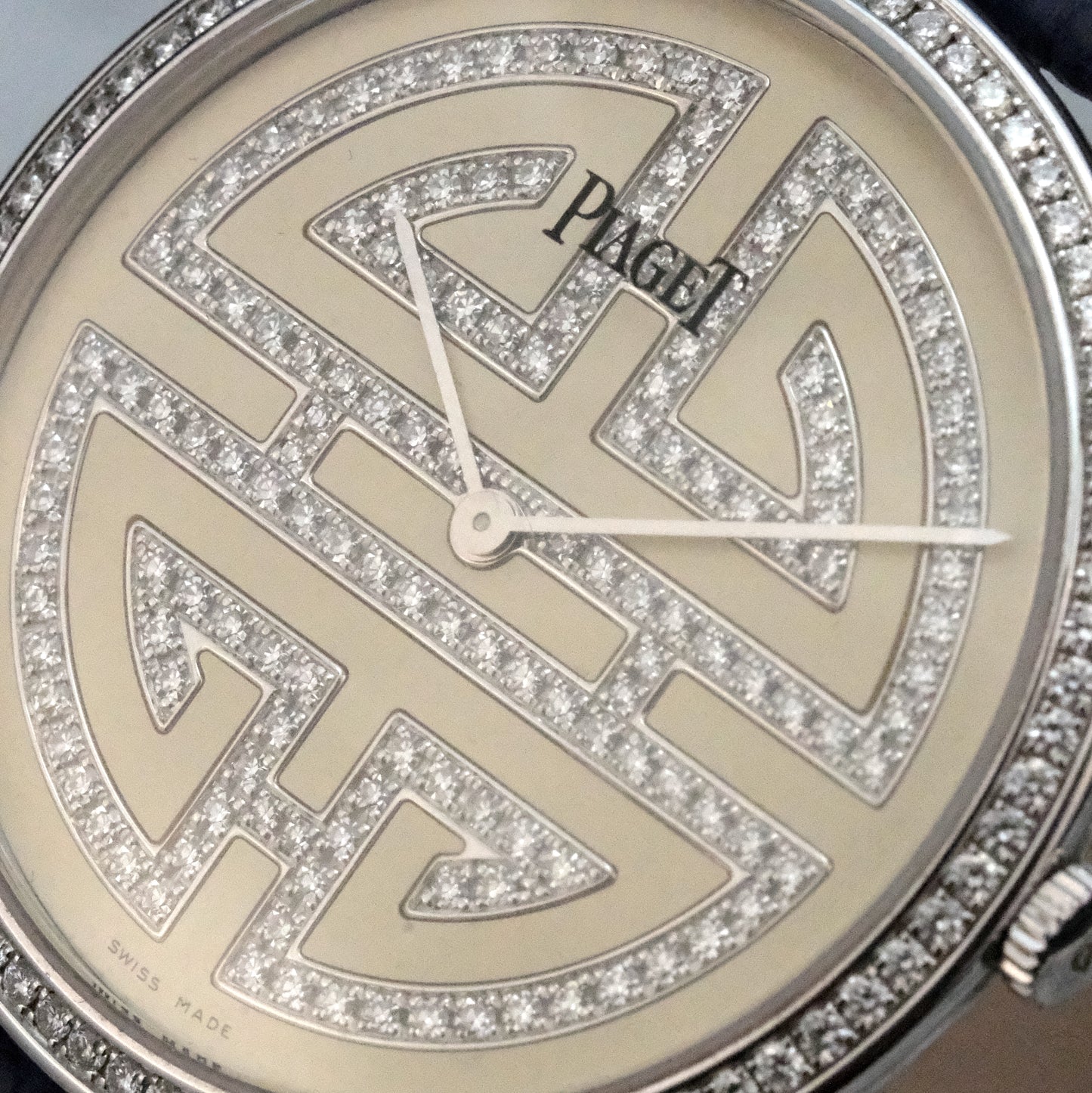 Circa 2010 Piaget Altiplano White Gold Factory Diamonds ref P10763