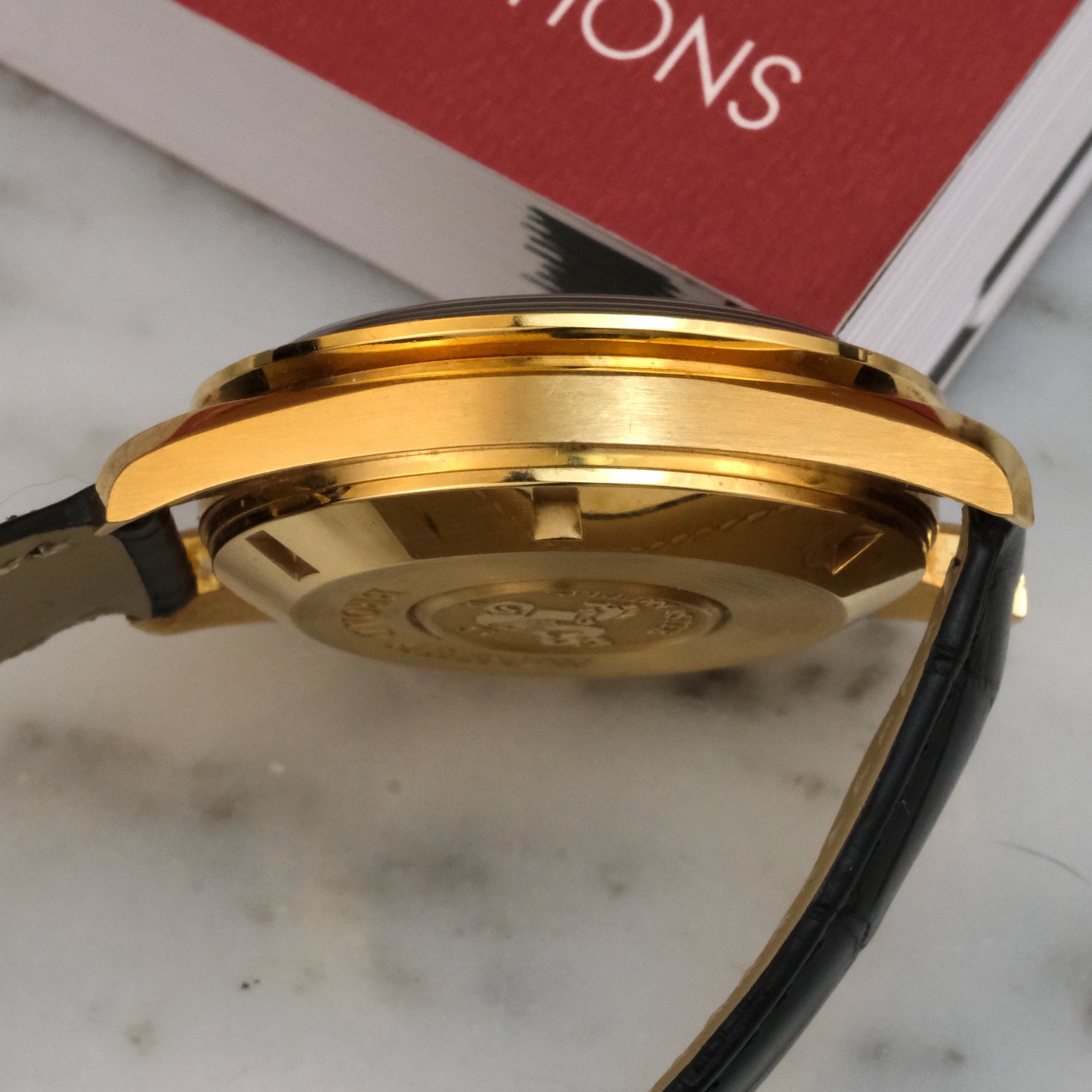 Omega Speedmaster Broad Arrow Rose Gold | 3653.80.33 | Box and manual