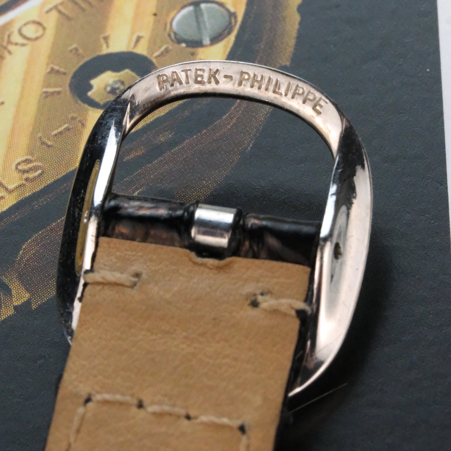 Patek Philippe 3875/4, with service tag