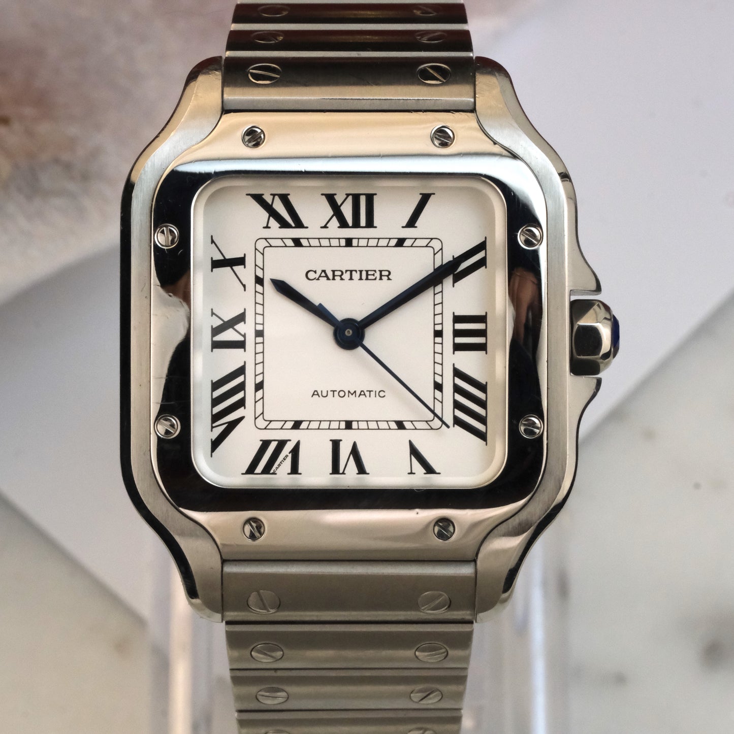 Santos de Cartier WSSA0029, full kit, open date