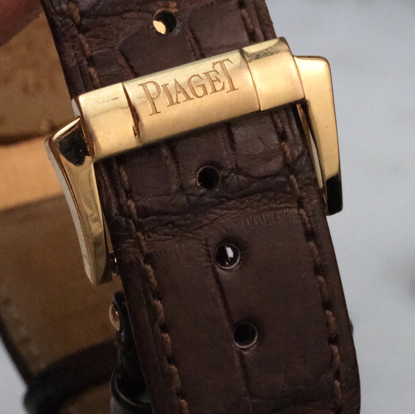 Circa 2005 Piaget Polo GMT G0A30028 Rose Gold 40mm with box and booklets (no papers)