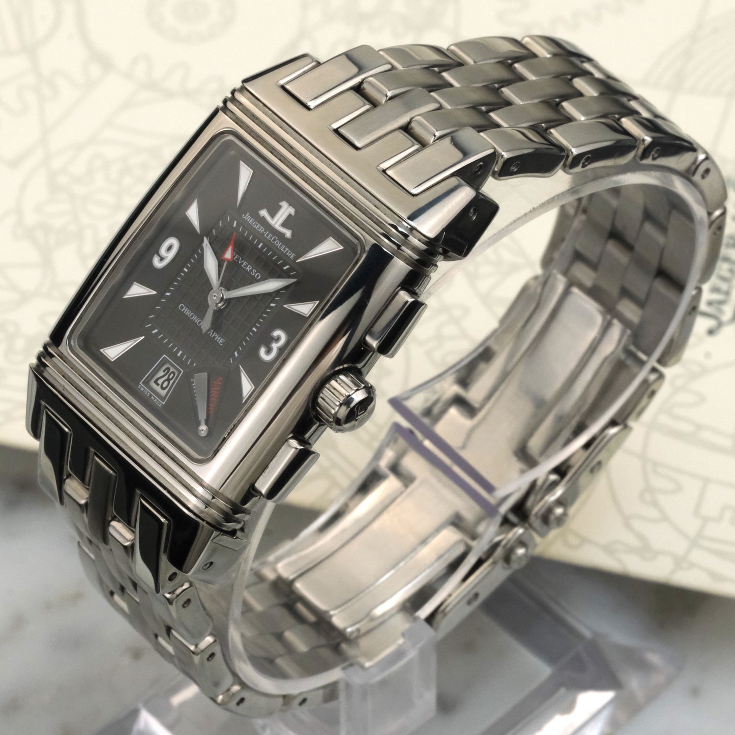 Jaeger LeCoultre Reverso Gran Sport Chronograph Retrograde | 295.8.59 | Full Set
