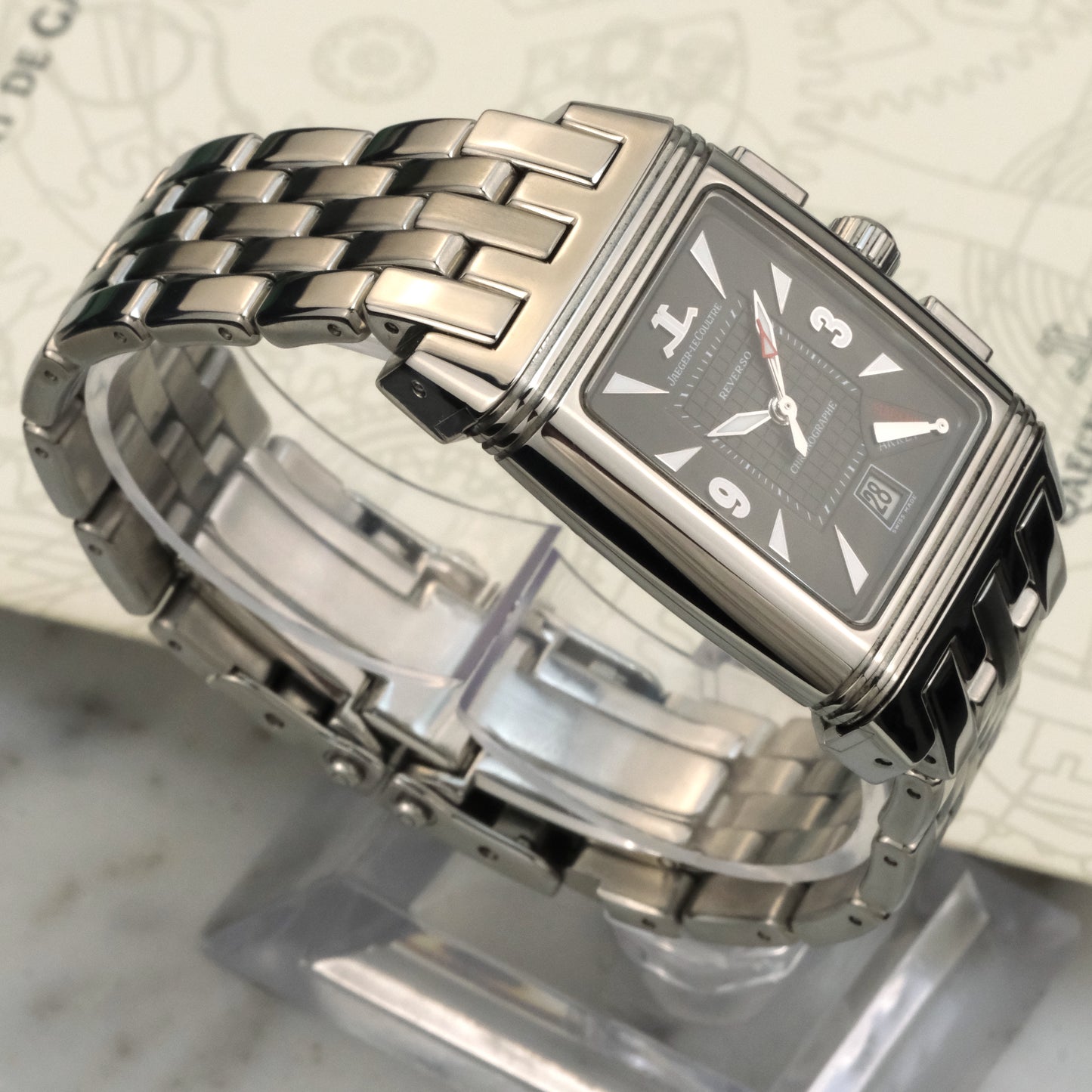 Jaeger LeCoultre Reverso Gran Sport Chronograph Retrograde | 295.8.59 | Full Set