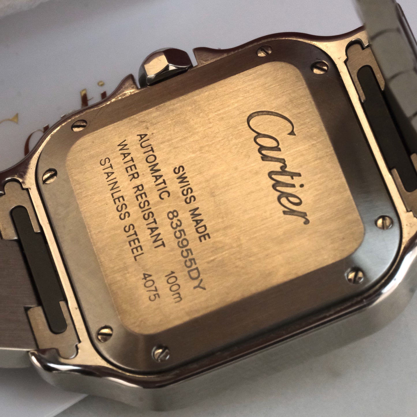 Santos de Cartier WSSA0029, full kit, open date