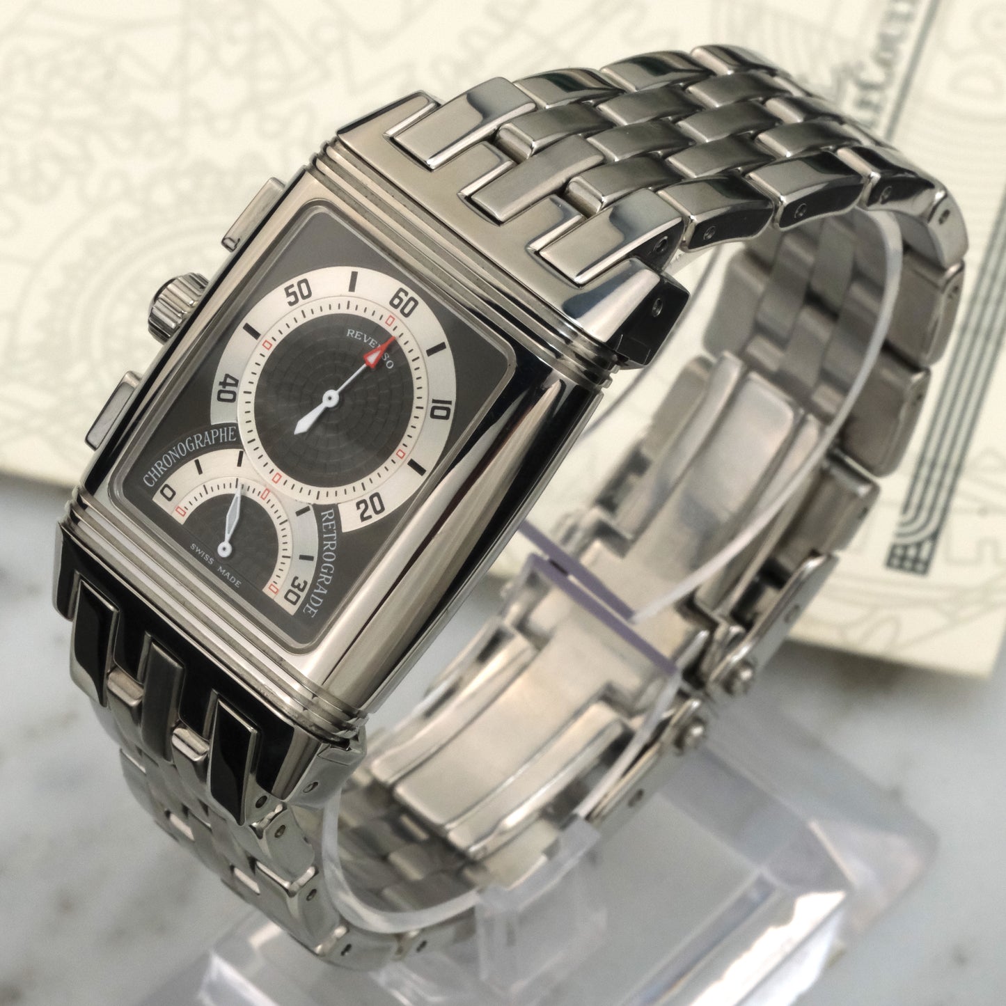 Jaeger LeCoultre Reverso Gran Sport Chronograph Retrograde | 295.8.59 | Full Set
