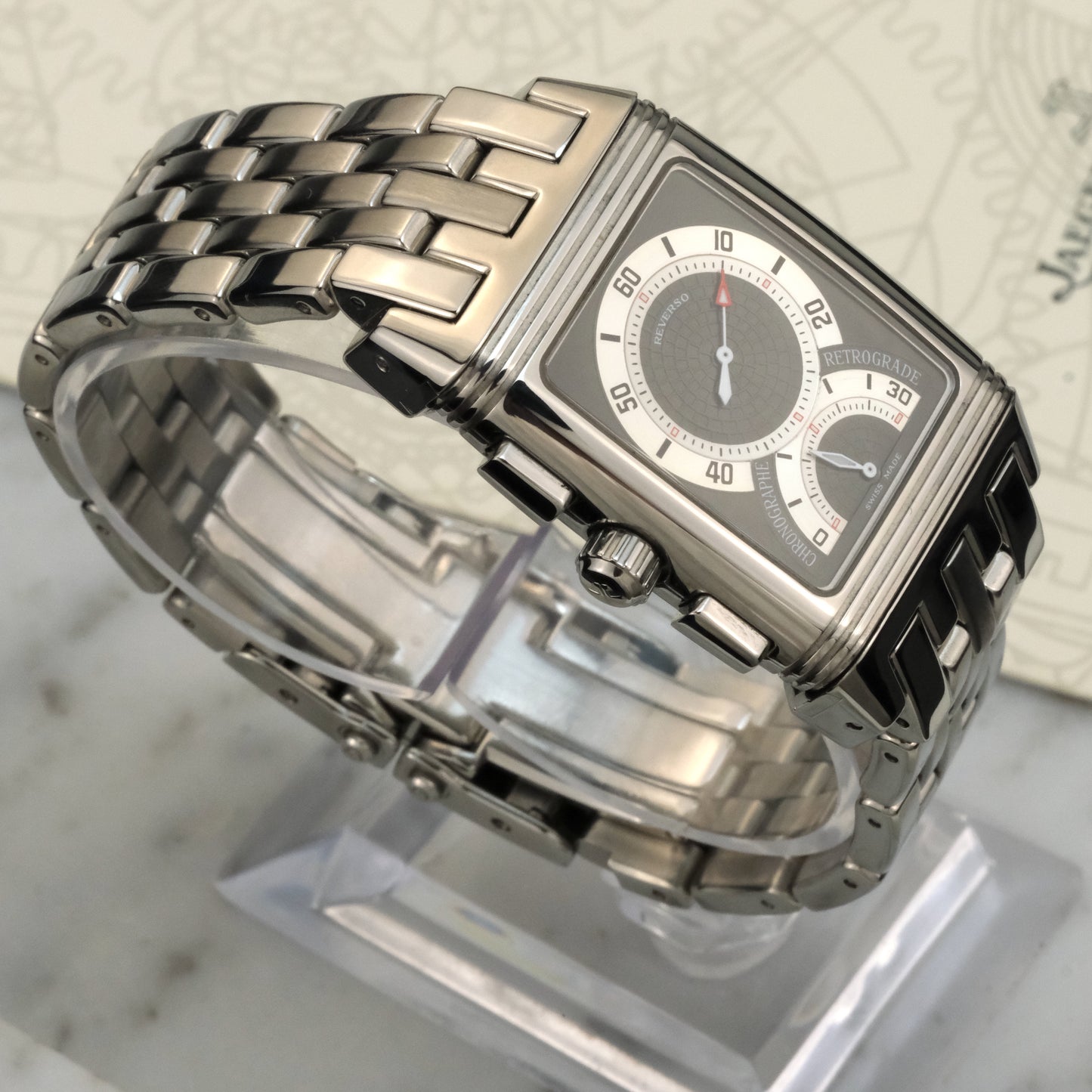 Jaeger LeCoultre Reverso Gran Sport Chronograph Retrograde | 295.8.59 | Full Set