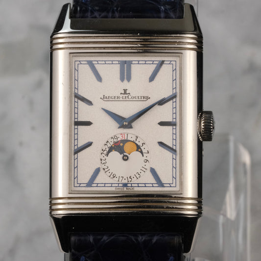 Jaeger-LeCoultre Reverso Moon Tribute Duo Q3948420 with card and extra strap