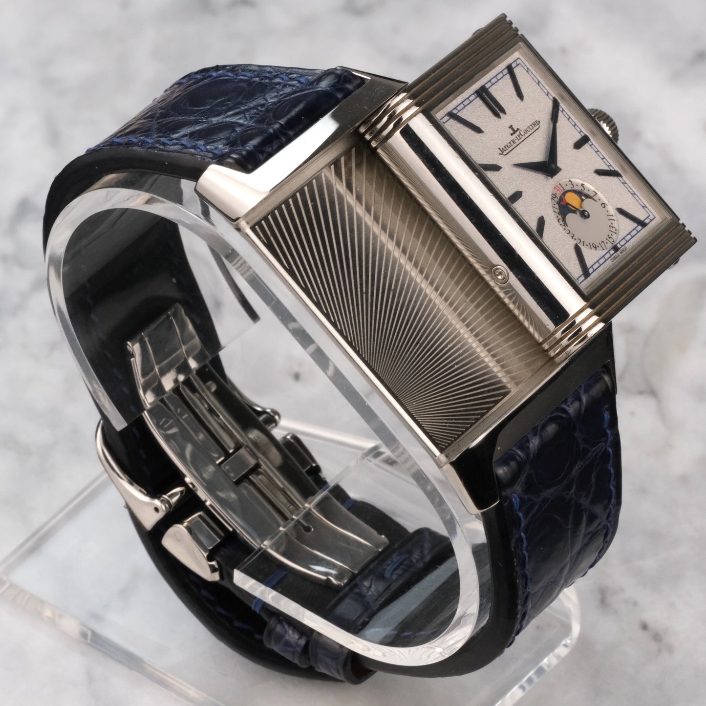 Jaeger-LeCoultre Reverso Moon Tribute Duo Q3948420 with card and extra strap