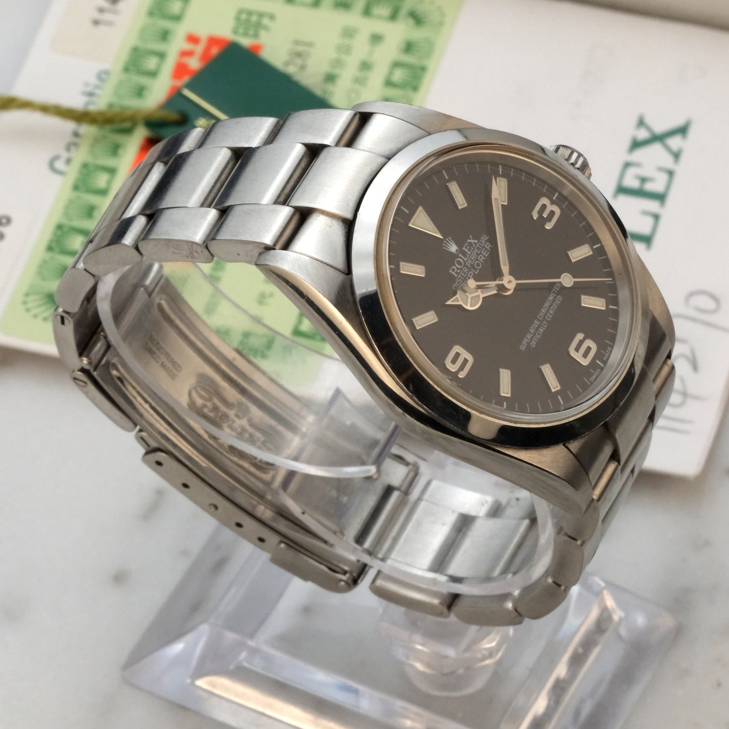2004 Rolex Explorer 36 | 114270 | With Papers