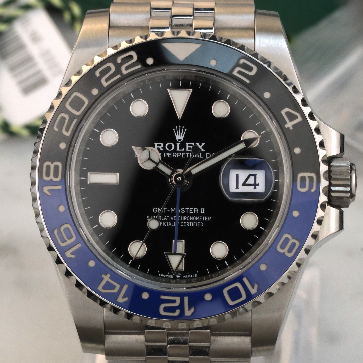 Rolex GMT Master II "Batgirl" 126710BLNR | Full set | Open date