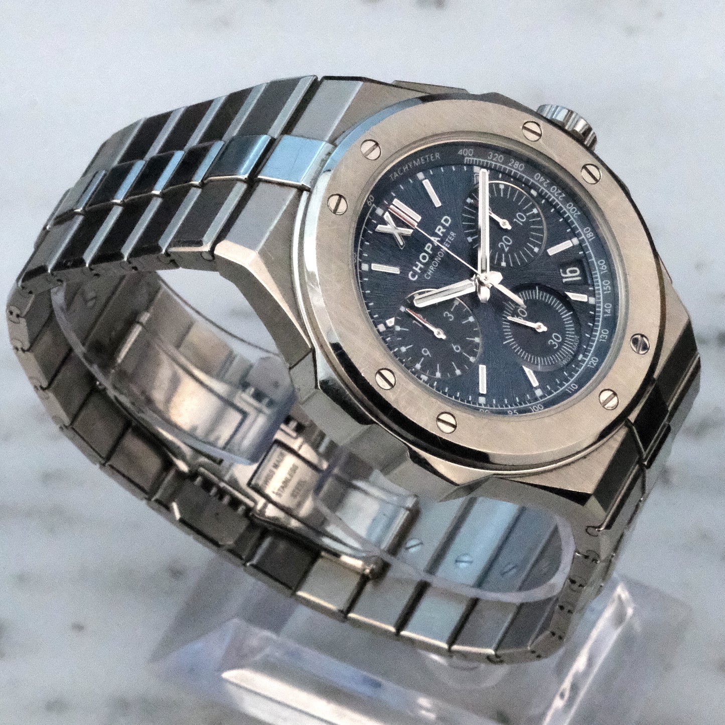 2022 Chopard Alpine Eagle XL Chronograph ref 298609-3001, Full Set