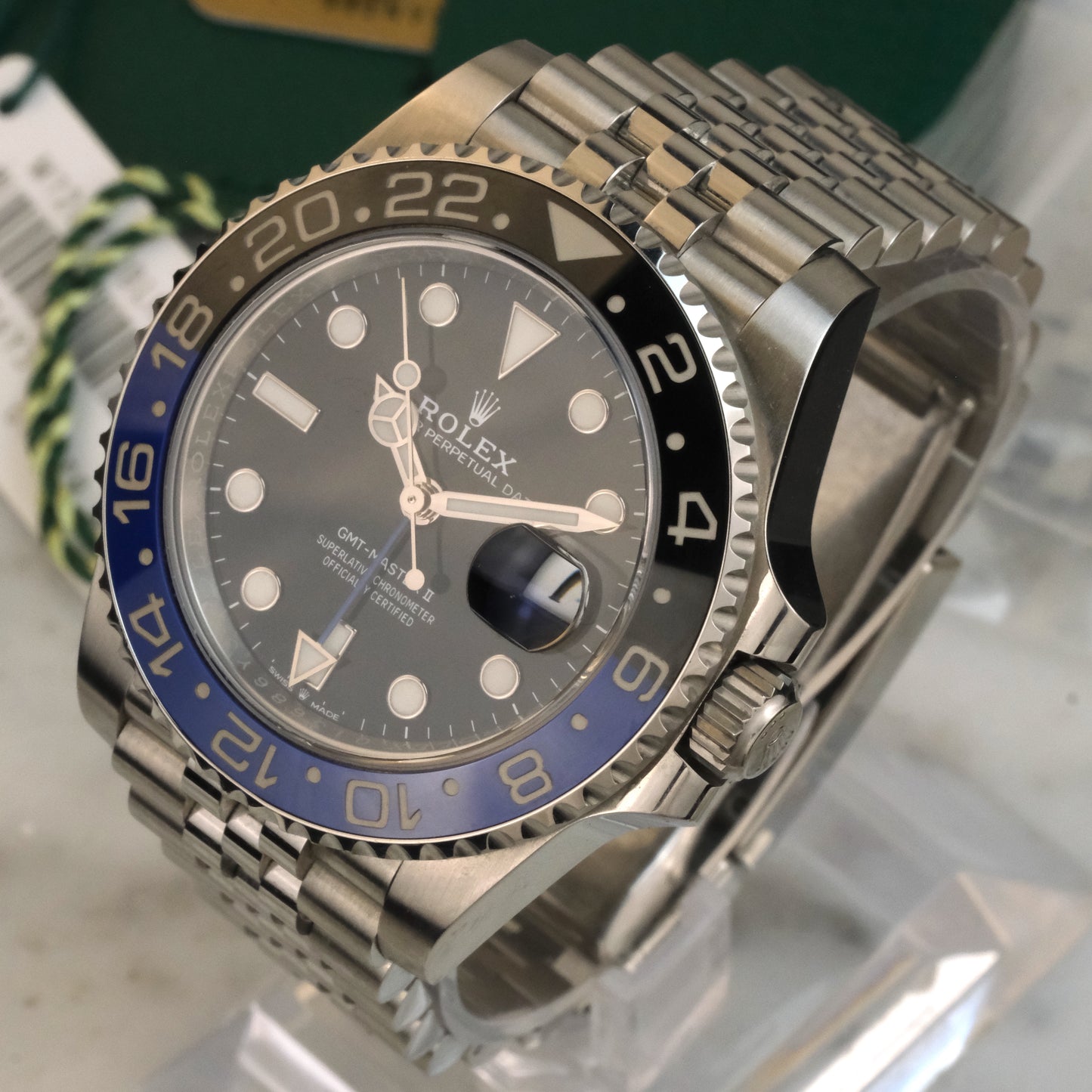 Rolex GMT Master II "Batgirl" 126710BLNR | Full set | Open date