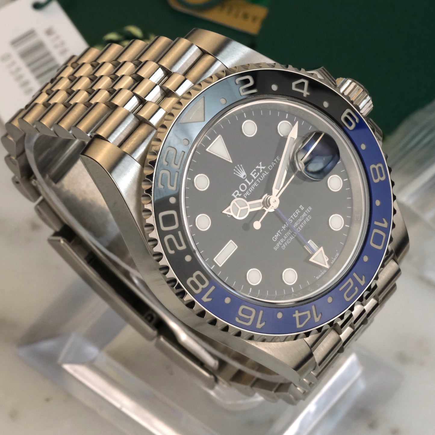 Rolex GMT Master II "Batgirl" 126710BLNR | Full set | Open date