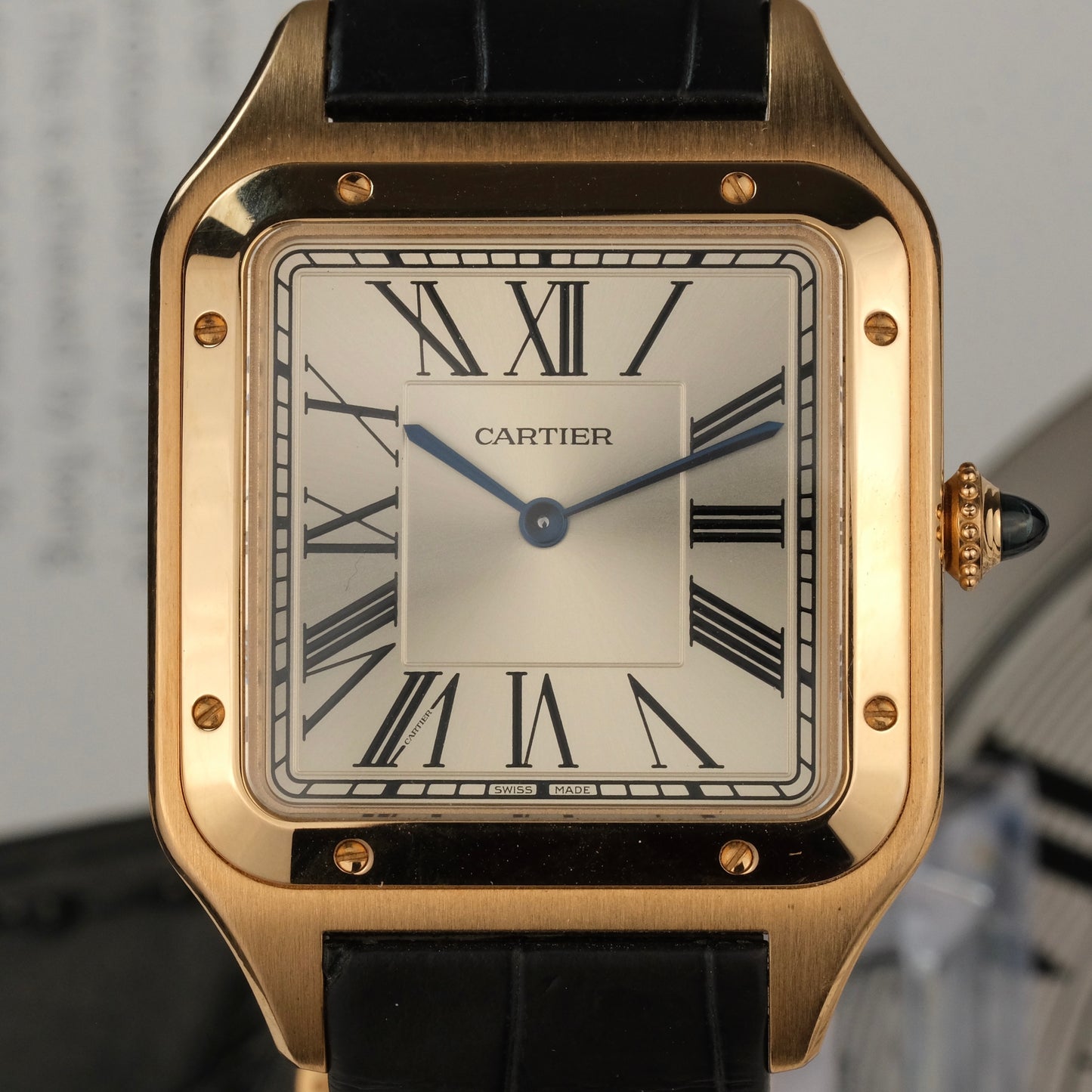 2021 Cartier Santos Dumont XL Rose Gold WGSA0032