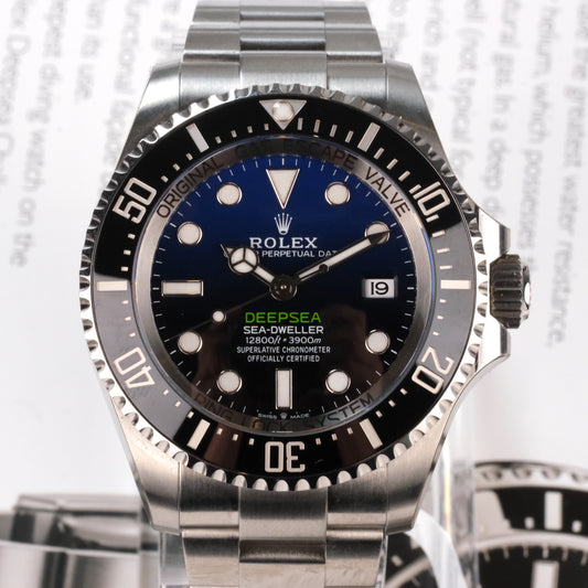 2022 Rolex Sea Dweller Deepsea 136660 James Cameron with card and tags