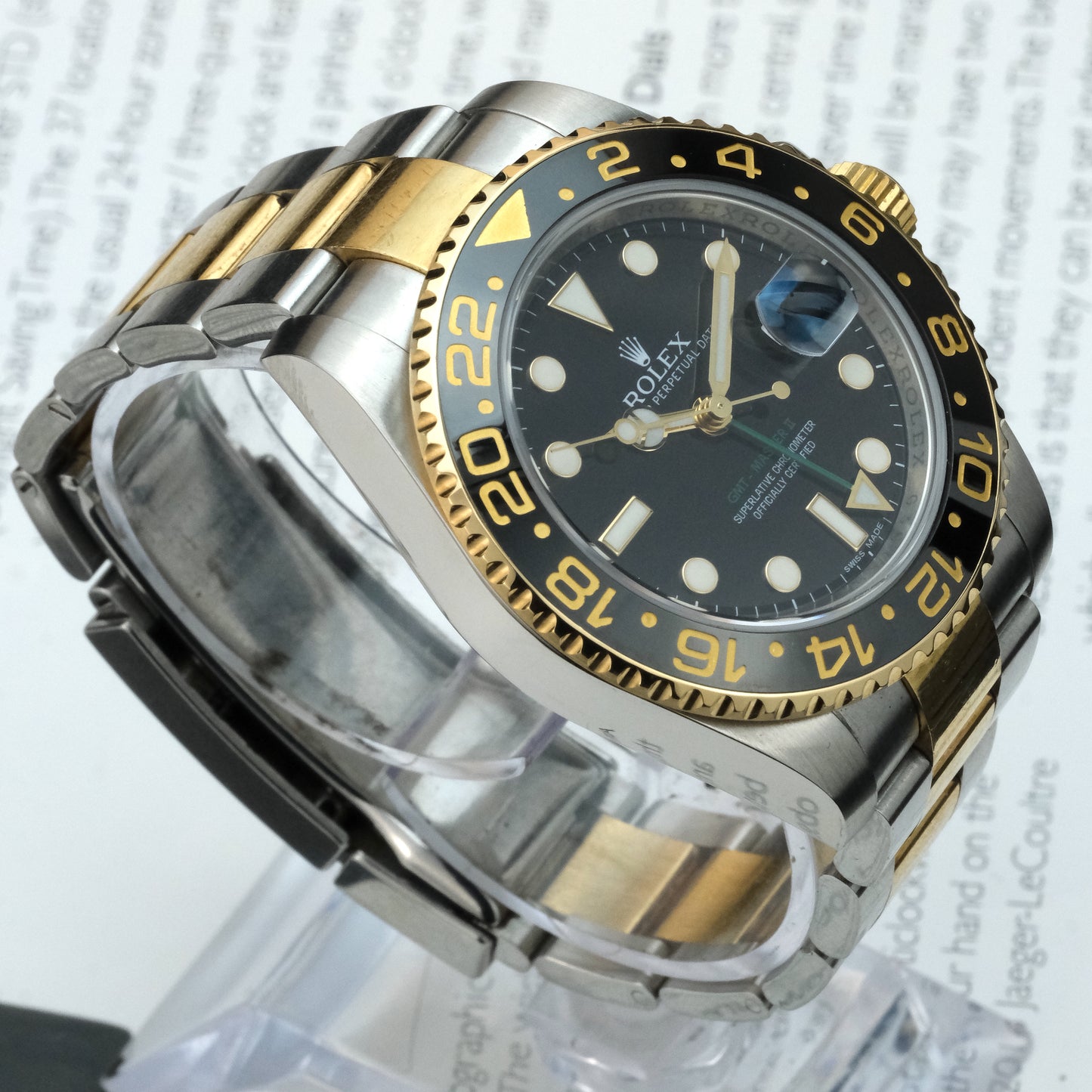 2012 Rolex GMT Master II 116713LN with card