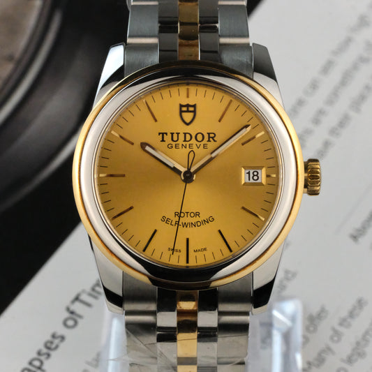 2021 Tudor Glamour 55003 with tag and papers