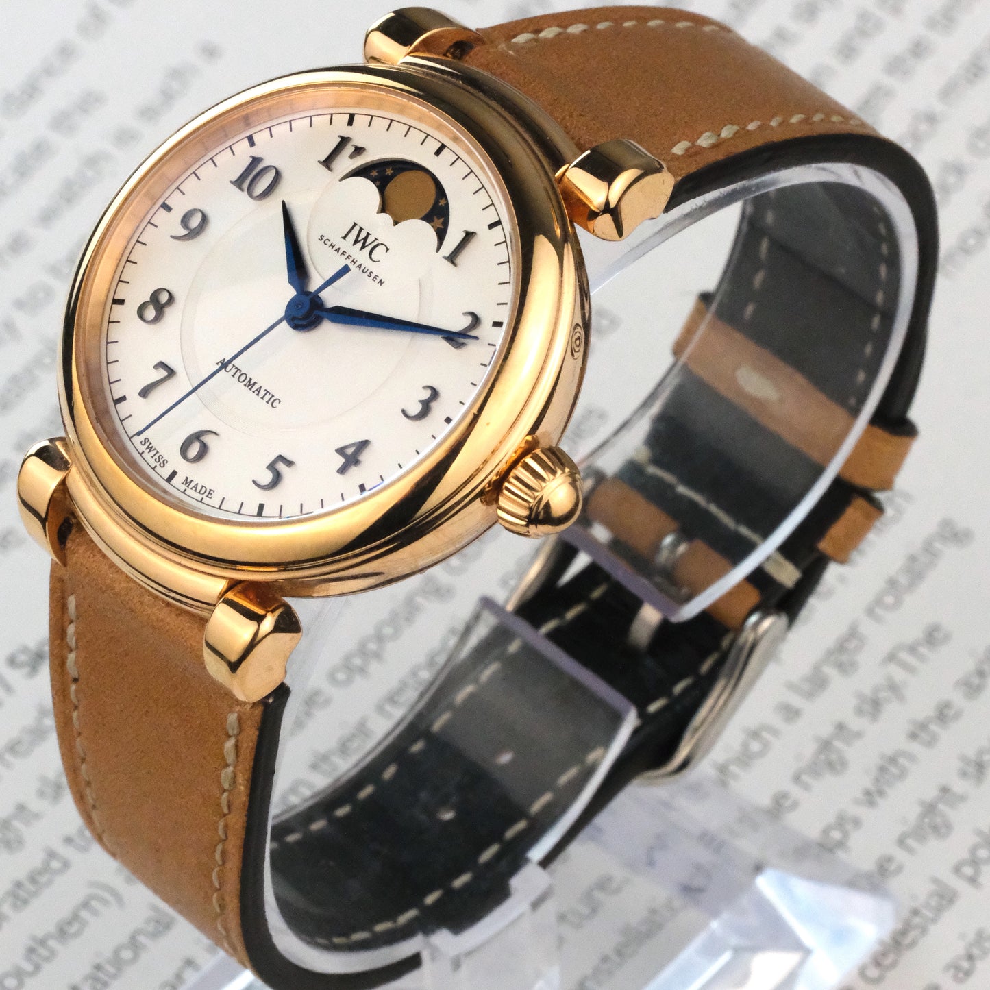 2020 IWC Da Vinci Moonphase 459308, full kit minus strap