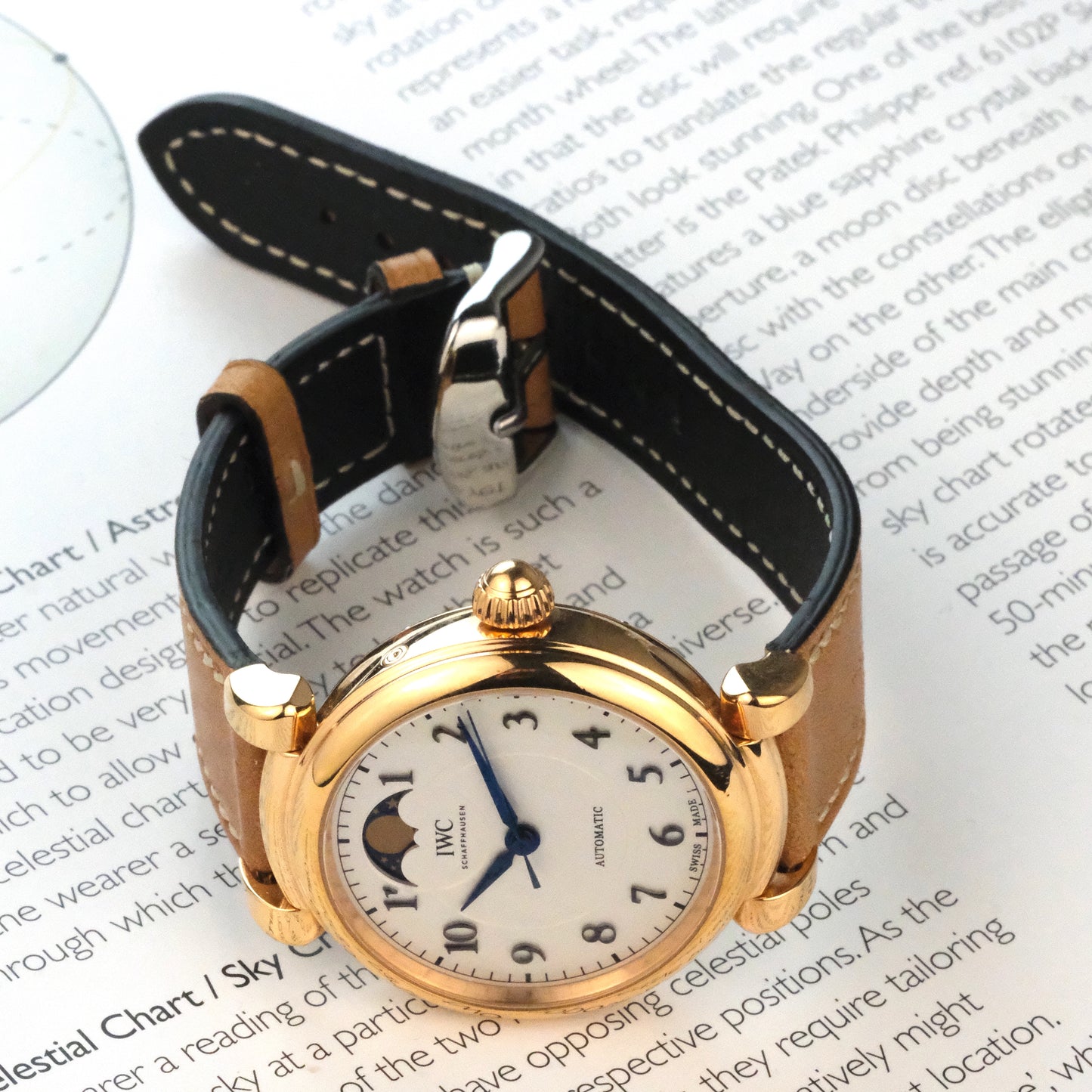 2020 IWC Da Vinci Moonphase 459308, full kit minus strap